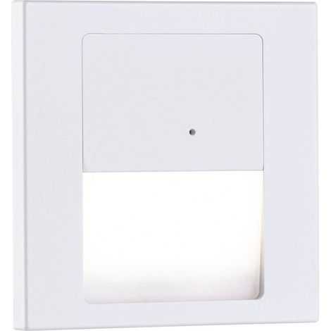 Paulmann 80002 LED Wandeinbauleuchte Tsaro eckig 80x36mm Luminaire mural encastré LED 1 W blanc mat