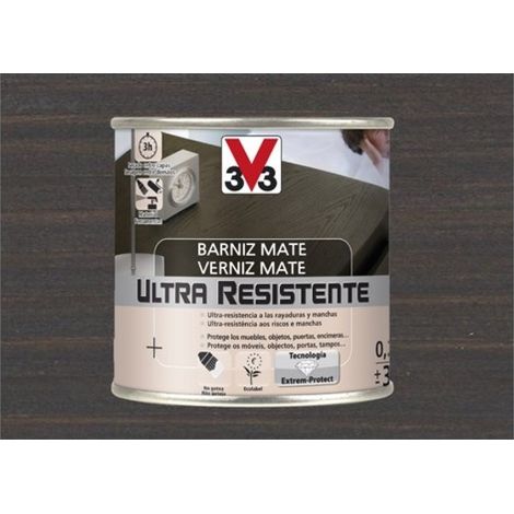 Barniz interior al agua ultra resistente mate 250 ml wengue