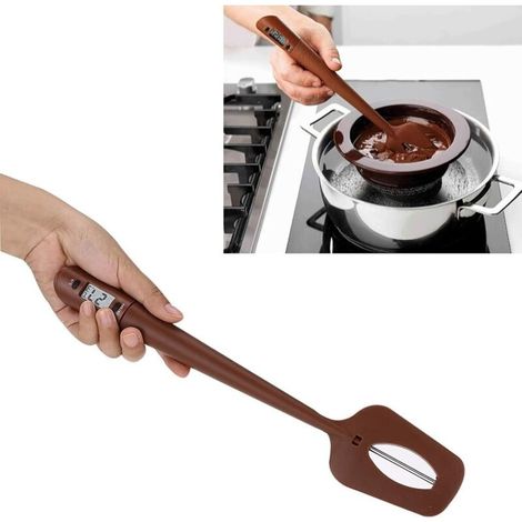 Thermomètre de Cuisine Thermomètre à Confiture Crème au Chocolat 32cm Portable Cuisine Domestique Thermomètre Alimentaire de Cuisson Numérique pour Sauce au Sirop de (1/5)