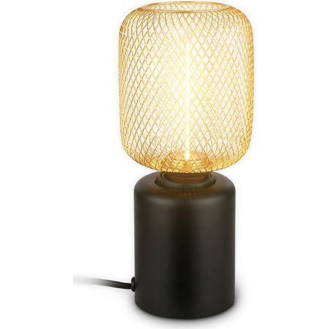 Tischlampe Tischleuchte Wohnzimmer Flur Schlafzimmer Kabelschalter