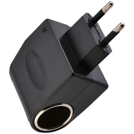 Convertisseur De Puissance De Voiture 220V à 12V,Adaptateur Secteur Allume-Cigare De Voiture Pour Alimentation Onduleur AC à DC Pour Voiture Van Camion éLectrique,RéGlementations EuropéEnnes