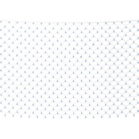 Filet lumineux bleu de Noël 3x3 m 306 LED Intérieur/extérieur