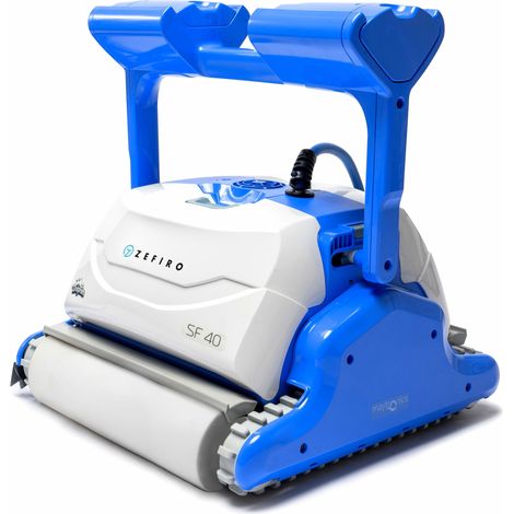 Dolphin ZEFIRO SF40 Gyro Digital - Robot Elettrico Pulitore per Piscina fino a 12 Mt TOP GAMMA per Rivestimento in Ceramica Cemento Verniciato Vetroresina & PVC con Gradino Perimetrale - MY2025 (1/5)