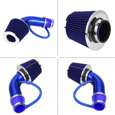 Conduit-D'admission-Aluminium-76-Mm-Compatible-76-Mm-Filtre-À-Air-Inclus-Pour-Système-D'admission-Automobile-1-Pièce (1/5)
