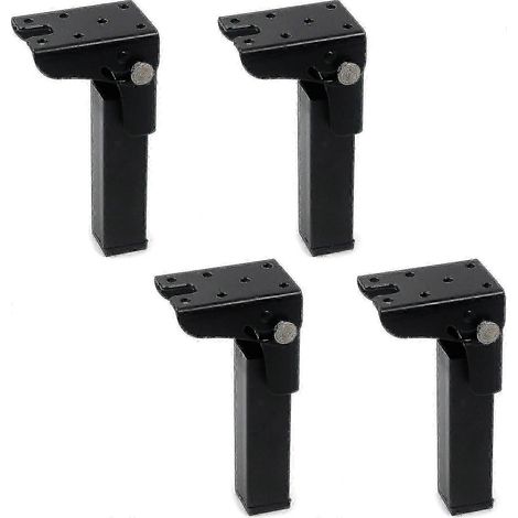 Quatre pieds de table pliants, hauteur 300 mm, charnières de verrouillage en fer, pieds de table pliants à 90 degrés 2025 (1/5)