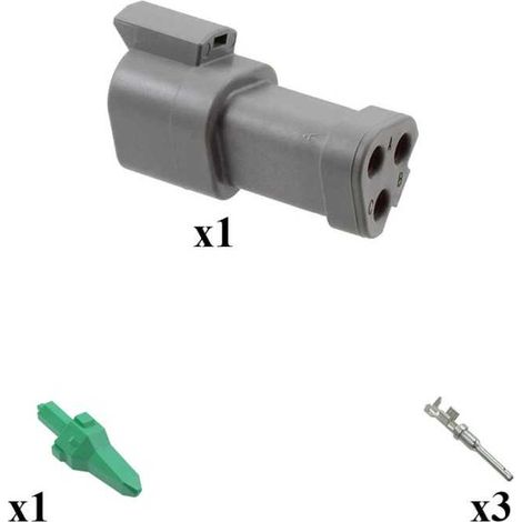 Kit Connecteur DT series femelle 3 Voies E003