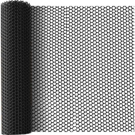 Filet en plastique noir, 5 m x 40 cm, filet de protection multi-usages pour arbres, chats, chiens, lapins et plantes (1/5)