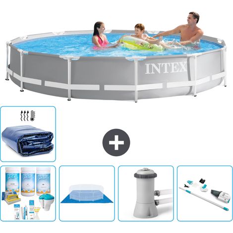 Intex Piscina Prism Frame Redonda - 366x76 cm - 7-piezas  S20533 (1/5)