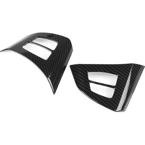 Lenkradknopf-Zierleistenset für BMW X5 E70 (2008-2013) (2-teilig, Carbonfaser-Optik) (1/5)