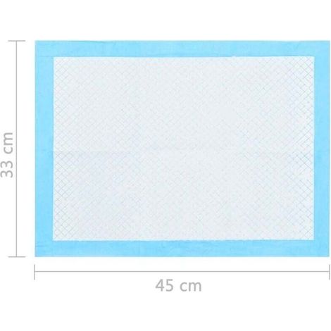 Lot de 100 tapis hygiéniques pour chiens, 45 x 33 cm, en tissu non tissé (1/2)