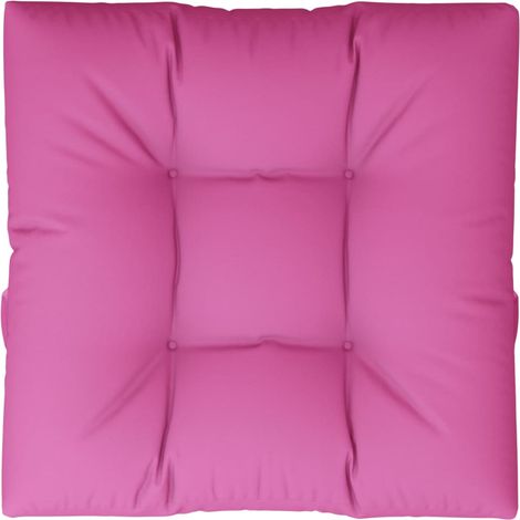Coussin d'extérieur,Coussin de palette rose 70x70x12 cm tissu CFW643670 (1/5)