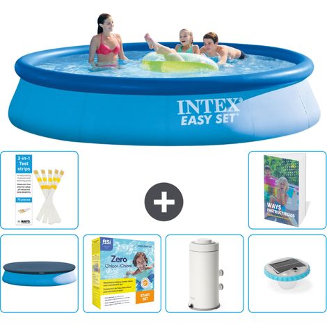 Easy Set Pool Rund - 396x84 cm - 7-teilig S32 (1/5)