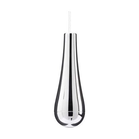 Croydex Teardrop Bathroom Light Pull Cord Handle in Chrome 1m Long Cord
