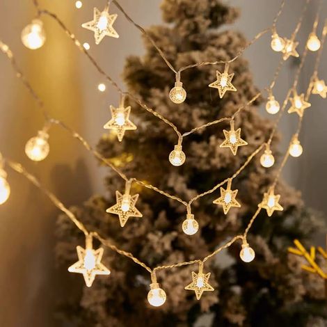 Guirlandes lumineuses solaires d'extérieur - étanches, plusieurs styles, adaptées à une utilisation intérieure et extérieure, chambre, mariage, fête, etc.-AquaForge