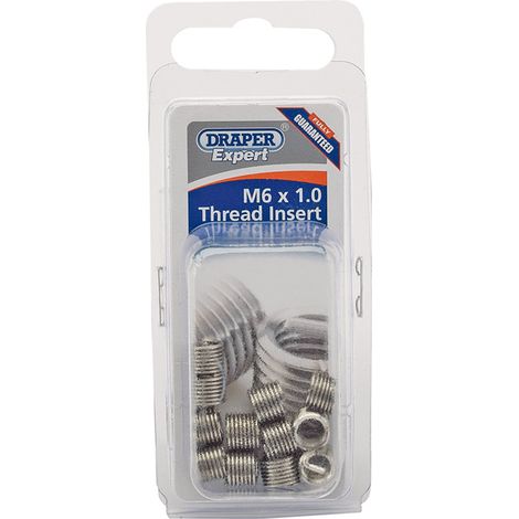Draper Expert M6 x 1.0 Metric Thread Insert Refill Pack (12) (21708) (1/5)