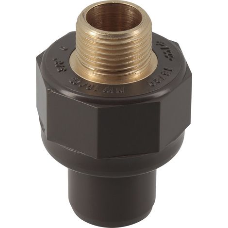 Raccord droit - GIRPI - HTA - PVC - M3/4' - Fdiamètre25mm