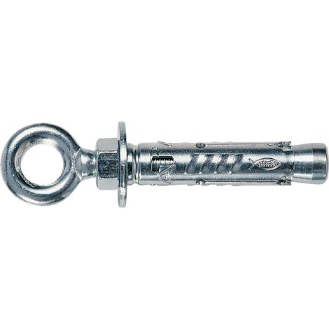 TASSELLO ACCIAIO CON OCCHIOLO 'TA M-O' TA M12O Ø 18 x  86 mm - M12 x 96- 15 pezzi  - FISCHER