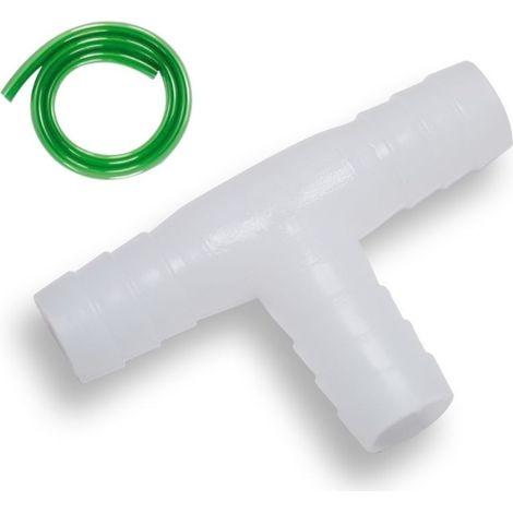 Té 9/12mm + 5m de tuyau 9/12 Bassin et aquarium ou autre (1/3)