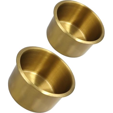 Recessed Cup Holder for Car and Yacht 2 Pieces 6 7x5 5 cm