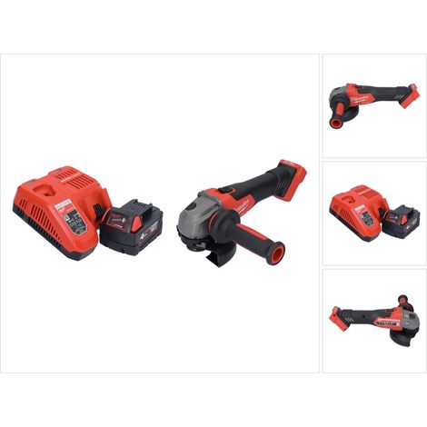 Milwaukee M18 FSAG125X-401 Smerigliatrice angolare a batteria 18 V 125 mm brushless + 1x batteria 4,0 Ah + caricabatterie