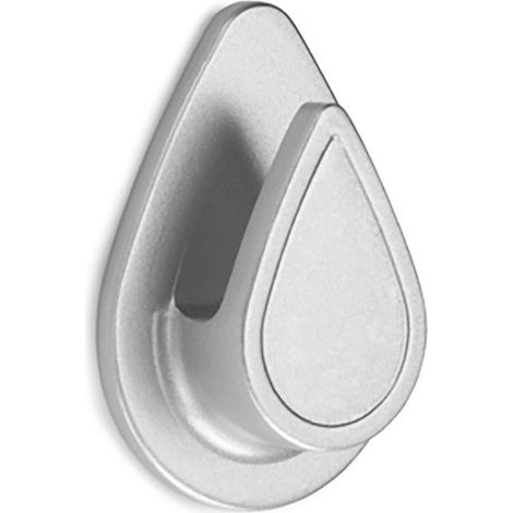 6 Porte-Manteaux Resistant À L'eau Modele Gota Chrome (BLISTER) Inofix (1/3)