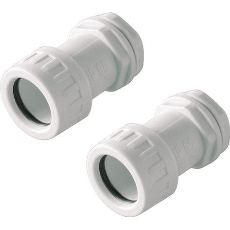 2 PZ Bloccatubo Raccordo Tubo Scatola Diametro 25mm per Tubo Rigido IP65