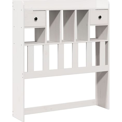 Maison Exclusive - Cabecero de cama almacenaje madera maciza pino