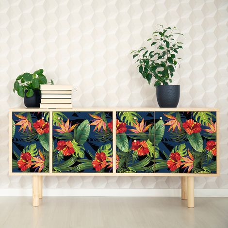 Sticker meuble tropical ganzo 40 x 60 cm (1/5)