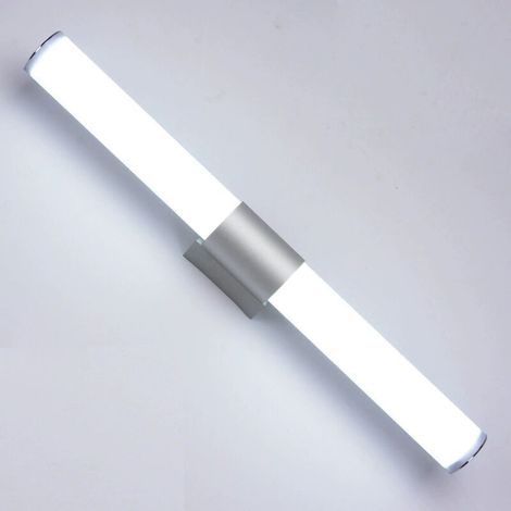 LED Wandleuchte Badspiegel Metall Glas E14 Badbeleuchtung Lampe mit Steckdose  FLITI
