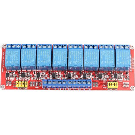 Carte de module de relais à double déclenchement haut/bas à 8 canaux 12 V CC (1/4)