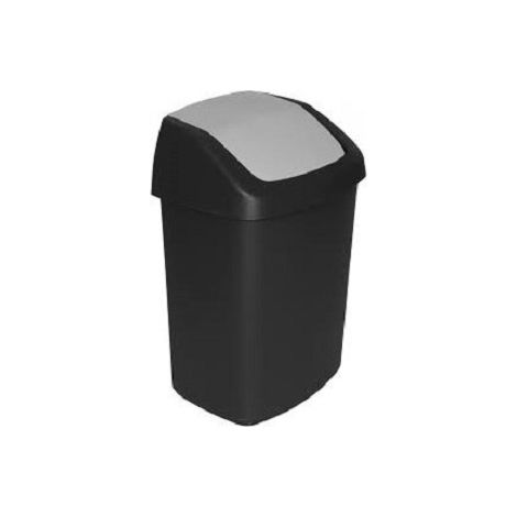 Curver Swing-Top 25 L Rechteckig Kunststoff Schwarz, Grau