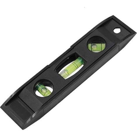 Niveau Compact, outil de mesure de bulle de niveau magnétique à 3 niveaux outil de mesure de niveau ABS et acrylique (1/4)