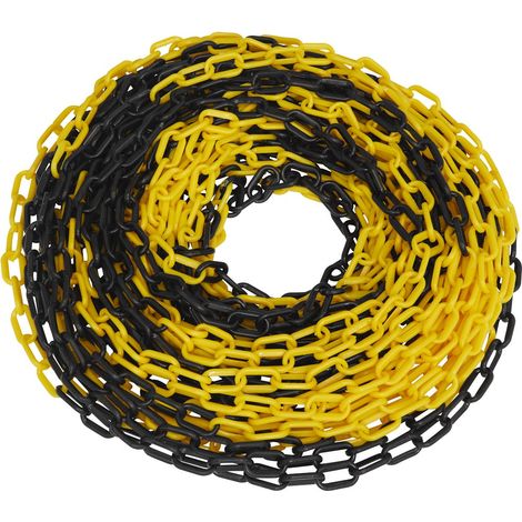 Sealey Safety Chain Black/Yellow 25m x 6mm BYC25M (1/5)