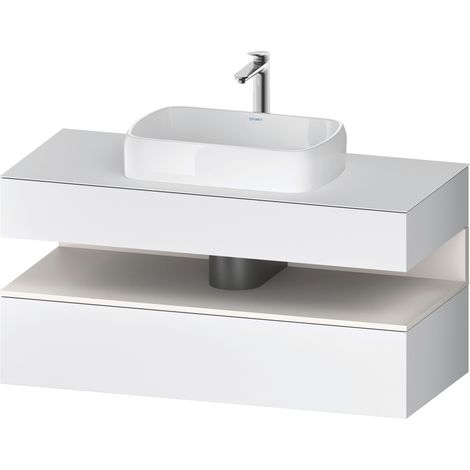 Duravit Collection One Meuble sous-vasque sur console, 1 tiroir, (1/2)