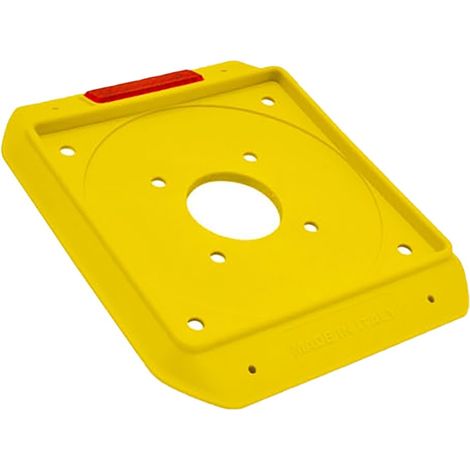 BASETTA INCAVO QUADRO CON CATARIFRANGENTE cm 22,8 x 18 x h.1,9 (esterno)