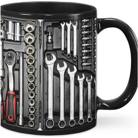 Mug humoristique « Boîte à outils de mécanicien » pour mécaniciens (1/5)
