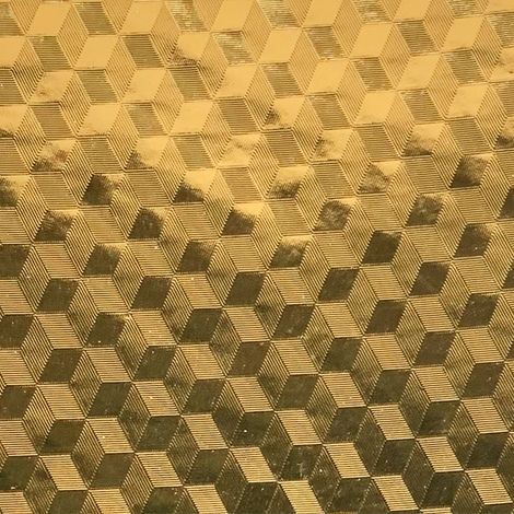 Aluminum Foil Backsplash Wallpaper - Self Adhesive Peel And Stick - Waterproof Oil Resistant - For Kitchen Cabinets Refrigerator Microwave - 3 Sizes Available (1/5)