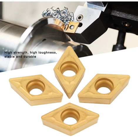Plaquettes carbure DCMT11T308 DCMT32.51 pour tour à métaux, outils de coupe tournage acier, lames fraisage précision (1/5)