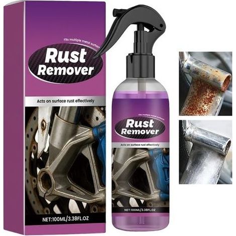 Spray Dérouillant 100ml - Anti-Rouille pour Voiture & Métal - Convertisseur pour Châssis, Machines & Meubles - Entretien & Réparation (1/5)