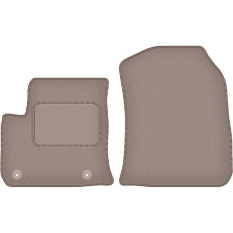 Tapis avant beiges pour Peugeot e-208 II berline (2019-) (1/5)