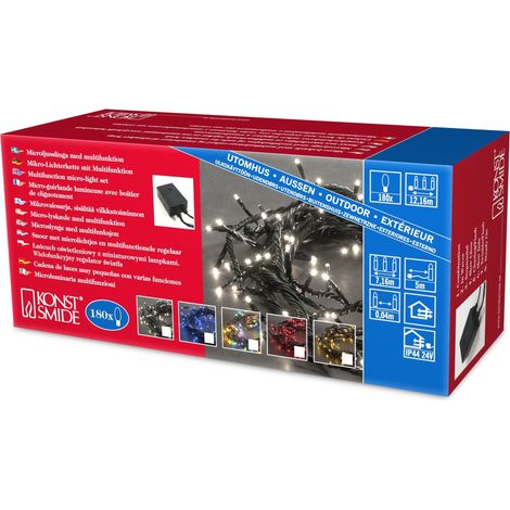 Guirlande Lumineuse Micro lumière, Plastique, 10.5 W, Clair (1/3)
