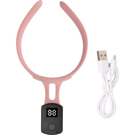 Correcteur de Posture Intelligent avec Détection d'Angle et Vibration - Silicone pour Adultes et Enfants - Rose (1/5)
