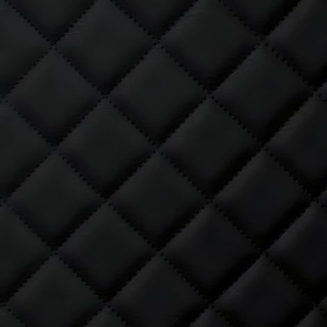 1 ÉCHANTILLON S-15029 WallFace ROMBO 40 NERO Leather Collection ÉCHANTILLON revêtement mural au format A5