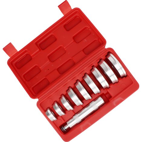 Satz mit 9 Radlager-Ein- und Ausbauscheiben, hochfester Aluminiumkragen, Radzierblenden-Werkzeugsatz für Pkw (1/5)