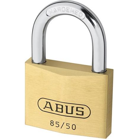 ABUS High Security Brass Padlock 50mm, Keyed Alike 2747, Model 85/50, Durable Mechanical Lock (1 Unit)