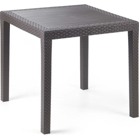TAVOLO KING cm. 80x80x72 h col. Antracite