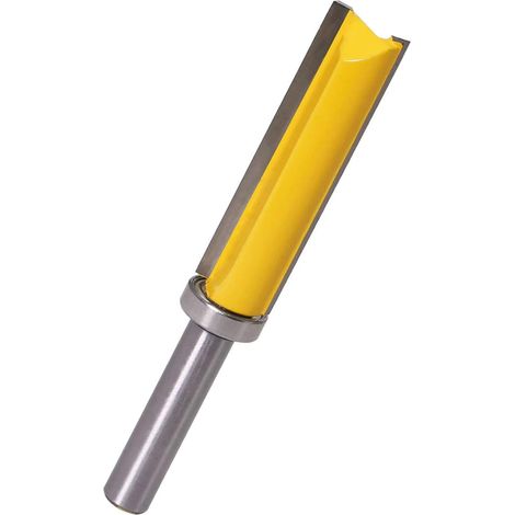 Fräser für Oberfräse, Bündigfräse und Tischfräse Router-Bit-Satz Mustermuster Finishing Trimmendstück bündig mit Schaft Bündigfräser mit Lager 8 mm (1/5)