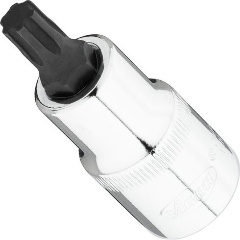 VIGOR Schraubendrehereinsatz, 1/2 (12,5 mm) Vierkant hohl, Innen TORX Plus Profil, SW T45+ (1/2)