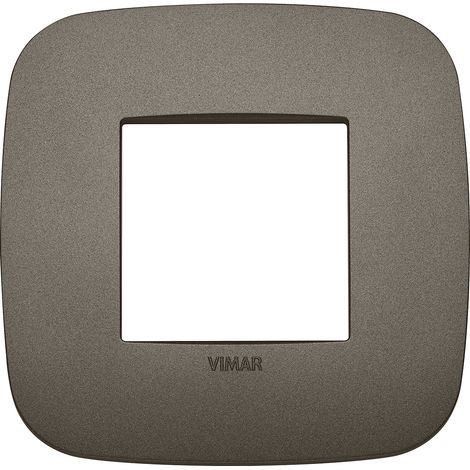 VIMAR - 19672.80 Placca Round 2M Metal