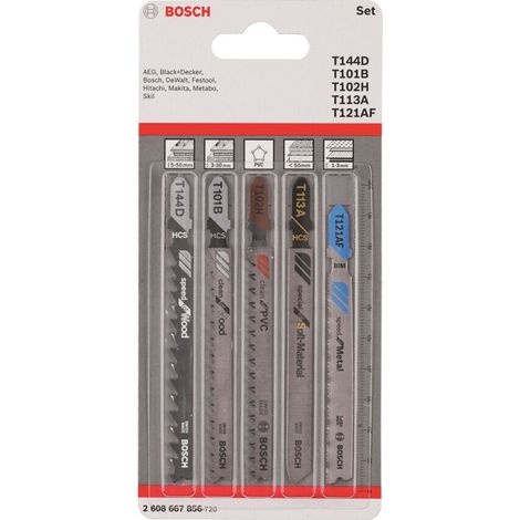 BOSCH 2.608.667.856 (pkt of 5) Mixed for wood & metal